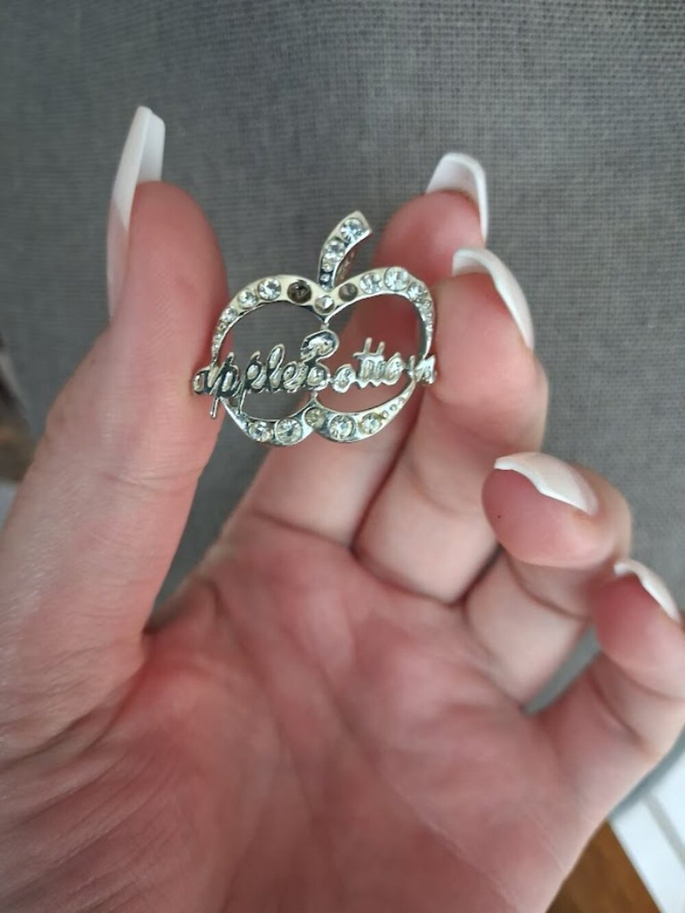 Apple Bottom pendant